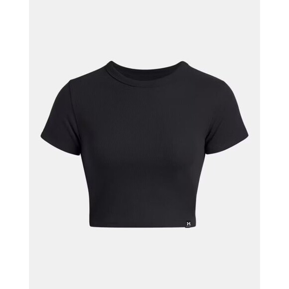 Under Armour Rival Rib Baby Tee Black Size XL - Picture 1 of 12